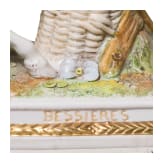 Zwei farbige Reiterfiguren aus Porzellan, 20. Jhdt.
