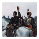 Louis Gardette - Feierliche &Uuml;bergabe des Leichnams von General Guilhem, datiert 1891