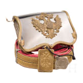 A cartouche box and bandolier for officers of the mounted troops