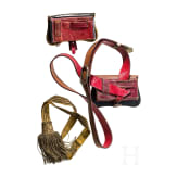 Two cartouche boxes and a sword knot