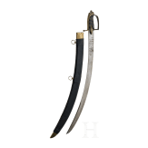 L&ouml;wenkopfs&auml;bel f&uuml;r Angeh&ouml;rige des Salzburger Landwehr-Bataillons Nr. 1, circa 1776 - 1809