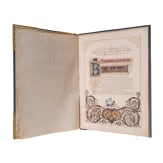 Gro&szlig;e Prunkmappe f&uuml;r den k. u. k. Feldzeugmeister Friedrich Graf von Eck, Inhaber des IR 47, um 1906