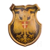 H&ouml;lzernes Schild einer Magistratsabteilung, Wien, um 1870/80