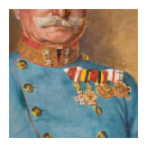Gro&szlig;es Portraitgem&auml;lde eines Feldmarschall-Leutnants der k.uk. Armee