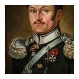 Portrait des polnischen Generals und Kommandanten der Warschauer Kavallerie-Offiziersschule Franciszek Czarnomski, Polen, 1.H. 19. Jhdt