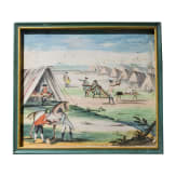 Gem&auml;lde mit Lagerszenen, 2. H&auml;lfte 18. Jhdt.