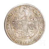 Silberner Doppeltaler Hall ohne Jahr von Leopold I. (1658 - 1705)