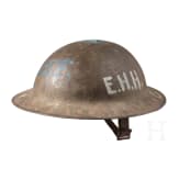 A steel helmet M 17 &ldquo;Brodie&rdquo; of a veteran of the 42nd Infantry Division, the &ldquo;Rainbow Division&rdquo;