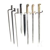 Seven side arms, German and international, 19th/20th centuries