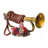Signaltrompete mit Banderole, 1. H&auml;lfte 20. Jhdt.