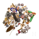 Sammlung von Anstecknadeln, Gefechtsspangen, Mitglieds- und Dienstabzeichen, usw. , 19./ 20. Jhdt.