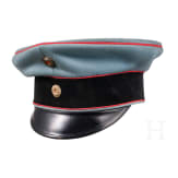 Schirmm&uuml;tze f&uuml;r Reserveoffiziere im 3. Badischen Dragoner-Regiment &bdquo;Prinz Karl" Nr. 22, um 1900