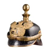 Helm f&uuml;r Mannschaften der badischen Feldartillerie, um 1900