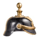 Helm f&uuml;r Mannschaften der badischen Feldartillerie, um 1900