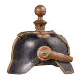 Helm f&uuml;r h&ouml;here Unteroffiziere der badischen Artillerie, um 1900