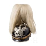 Helm f&uuml;r Mannschaften der badischen Dragoner, um 1900