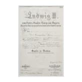 Zwei Patente f&uuml;r den Milit&auml;rarzt Dr. Maximilian Simon, datiert 1891 und 1916
