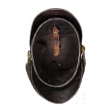 A crest helmet M 1845 for Jaeger enlisted men, worn from 1848 onwards