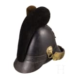 A crest helmet M 1845 for Jaeger enlisted men, worn from 1848 onwards