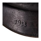 A crest helmet M 1845 for Jaeger enlisted men, worn from 1848 onwards