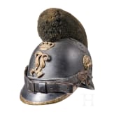 A helmet model 1868 for enlisted men of the infantry