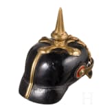 A helmet M 1886 for infantry reserve officers