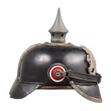 A helmet M 1915 for enlisted men of the Bavarian Line Infantry