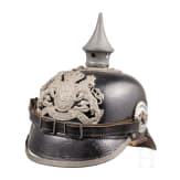 A helmet M 1915 for enlisted men of the Bavarian Line Infantry