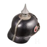 A helmet M 1915 for enlisted men of the Bavarian Line Infantry