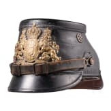 A shako M 1895 for enlisted men of the Bavarian Jaeger troops