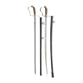 Two Sabers for Infantry Officers, Model 1855