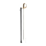 A cavalry sword or service saber for officers, circa 1910
