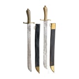 Two fascine knives, known as the M 1838 hunter's sabers