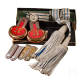 Kleine Sammlung bayerische Offizierseffekten, um 1900