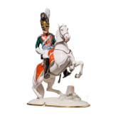 Nymphenburg: Bayerischer Chevauleger-Offizier zu Pferd (um 1810), 20. Jhdt.