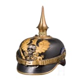 Helm f&uuml;r Reserveoffiziere im Braunschweigischen Infanterie-Regiment Nr. 92