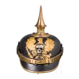 Helm f&uuml;r Reserveoffiziere im Braunschweigischen Infanterie-Regiment Nr. 92