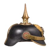 Helm f&uuml;r Reserveoffiziere im Braunschweigischen Infanterie-Regiment Nr. 92