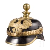 Helm f&uuml;r Mannschaften der Feldartillerie-Regimenter Nr. 10 oder Nr. 46, um 1900