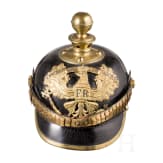 Helm f&uuml;r Mannschaften der Feldartillerie-Regimenter Nr. 10 oder Nr. 46, um 1900