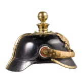 Helm f&uuml;r Mannschaften der Feldartillerie-Regimenter Nr. 10 oder Nr. 46, um 1900