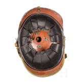 Helm f&uuml;r Mannschaften der Feldartillerie-Regimenter Nr. 10 oder Nr. 46, um 1900
