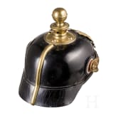 Helm f&uuml;r Mannschaften der Feldartillerie-Regimenter Nr. 10 oder Nr. 46, um 1900