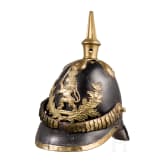 Helm M 1857 f&uuml;r Mannschaften der hessischen Infanterie
