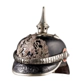 Helm f&uuml;r Mannschaften/Unteroffiziere der Gro&szlig;herzoglich Hessischen Dragoner-Regimenter Nr. 23 oder Nr. 24, um 1900