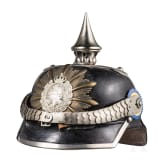 Helm f&uuml;r Mannschaften im Gro&szlig;herzoglich Mecklenburgischen Dragoner-Regiment Nr. 18, um 1900