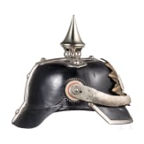 Helm f&uuml;r Mannschaften im Gro&szlig;herzoglich Mecklenburgischen Dragoner-Regiment Nr. 18, um 1900