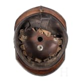 Helm f&uuml;r Mannschaften im Gro&szlig;herzoglich Mecklenburgischen Dragoner-Regiment Nr. 18, um 1900