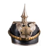 Helm f&uuml;r Offiziere im Oldenburgischen Dragoner-Regiment Nr. 19, um 1900