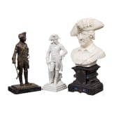 Drei Figuren Friedrich der Gro&szlig;e